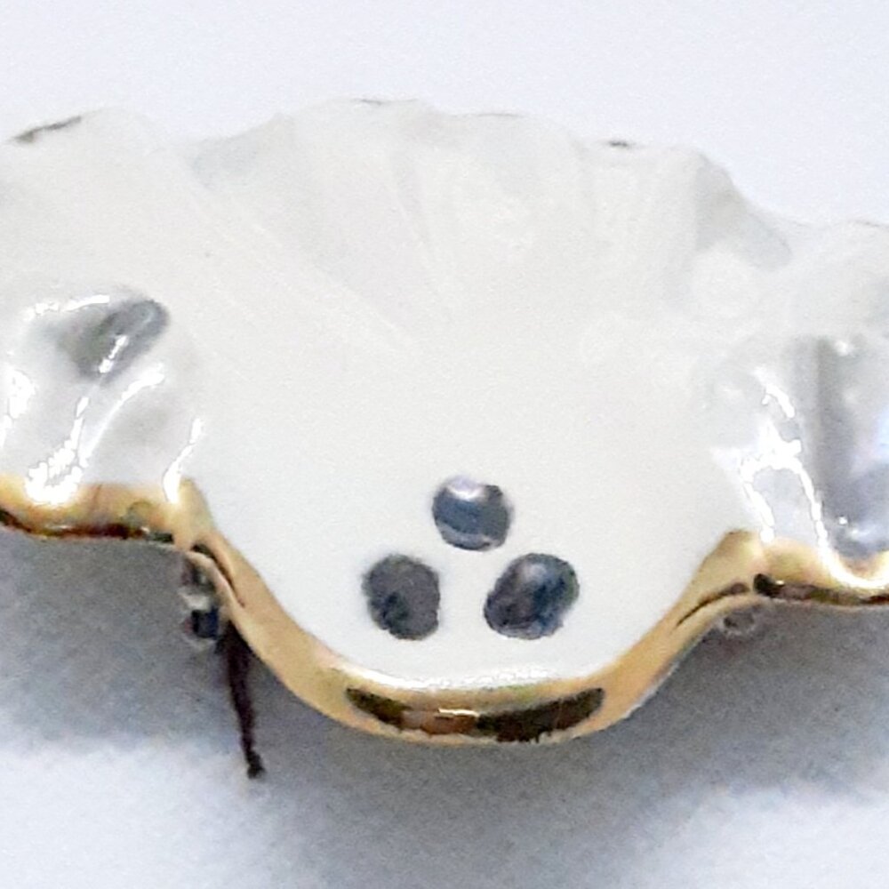 NEW Collectable Prosperity 22kt gold trimmed ceramic ghost pin - Picture 5 of 12
